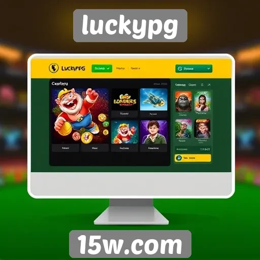 Interface do usuário no luckypg é intuitiva